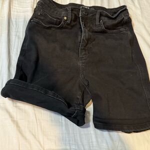 Judy Blue Charcoal Denim Shorts